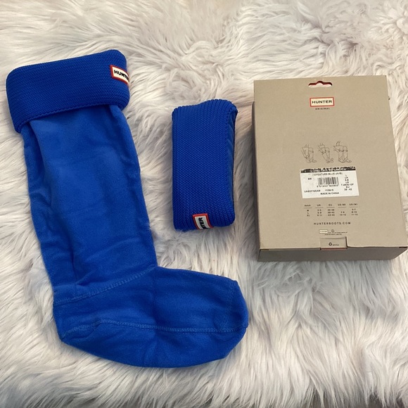 Hunter Boots Socks, Large, Adventure Blue
US size 8-10 - Picture 1 of 3